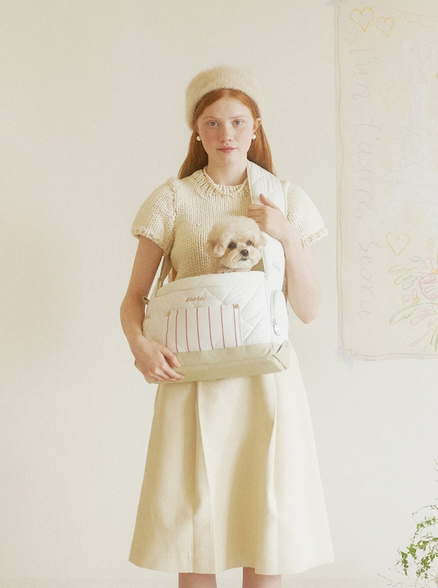 seoru fluer veru bag (Beige red) Sling Bag