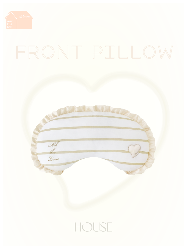 house front pillow (Beige)