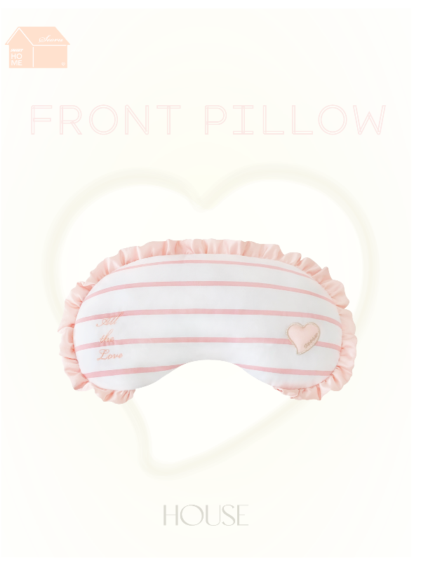 house front pillow (pink)