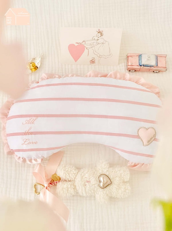 house front pillow (pink)