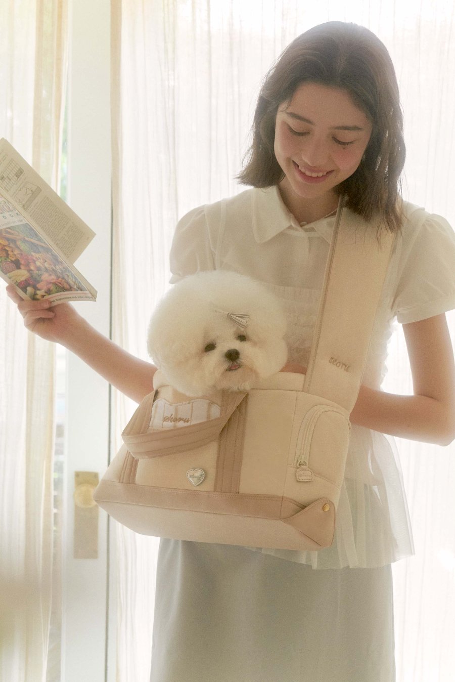 【再入荷】Heart Verubag • 2 way (Beige)