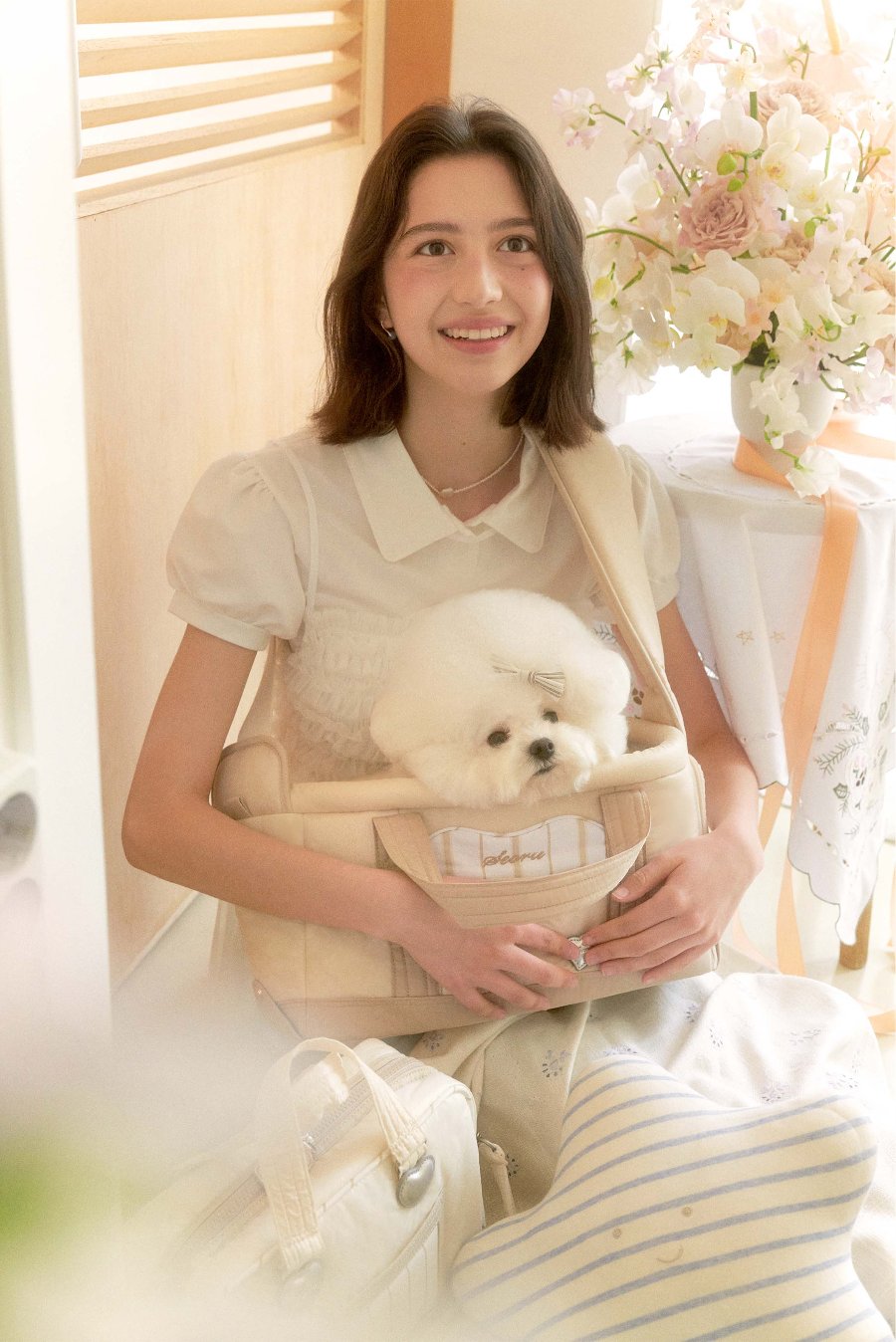 【再入荷】Heart Verubag • 2 way (Beige)