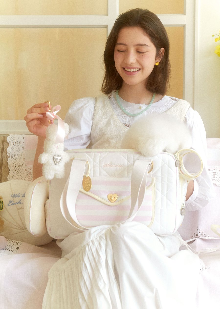haus ballon bag set (pink)