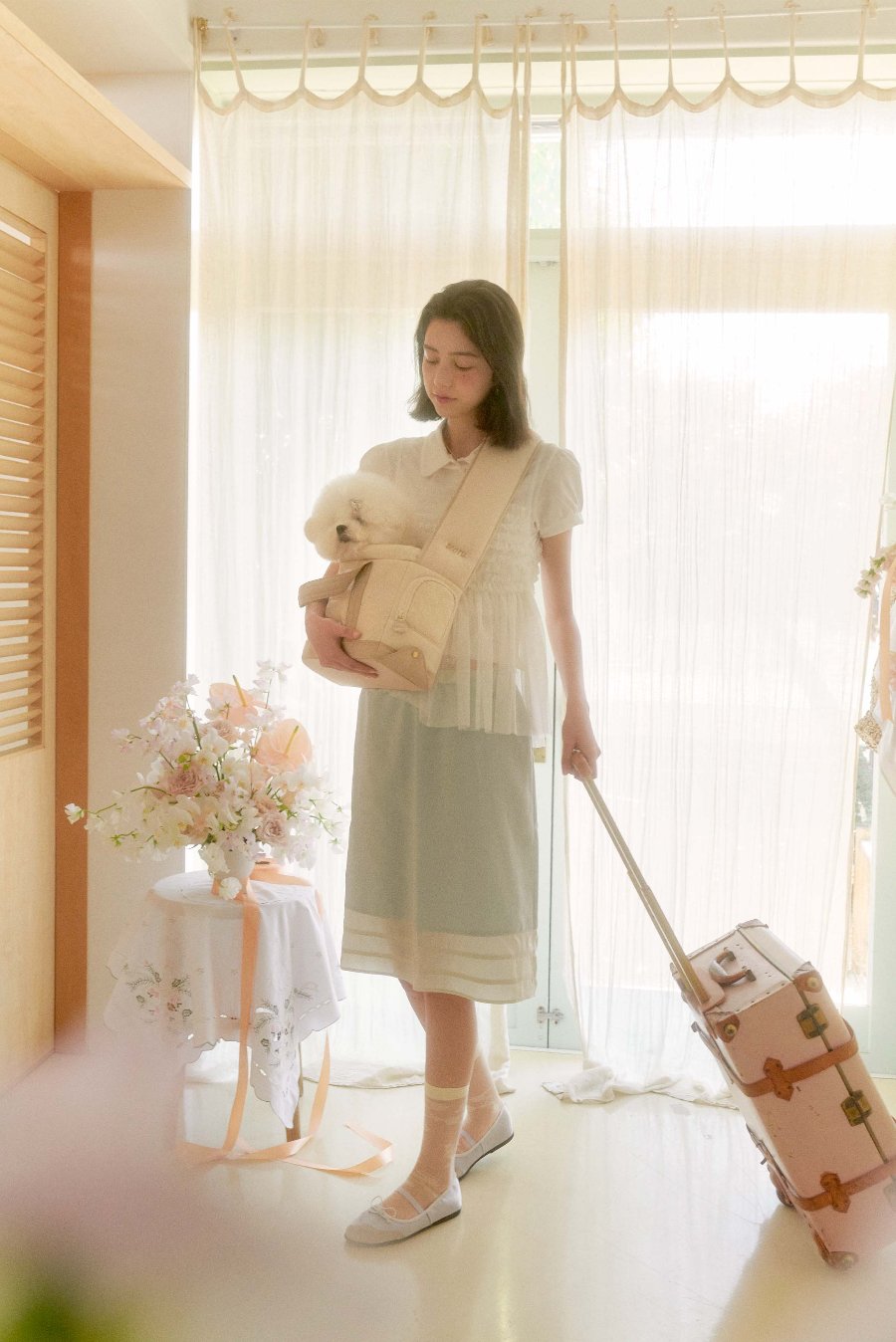 【再入荷】Heart Verubag • 2 way (Beige)