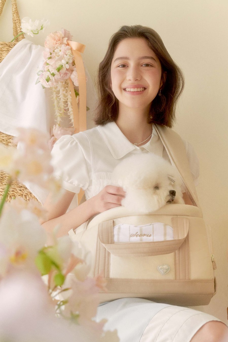 【再入荷】Heart Verubag • 2 way (Beige)