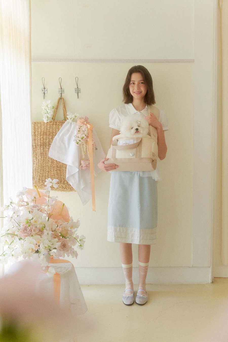 【再入荷】Heart Verubag • 2 way (Beige)