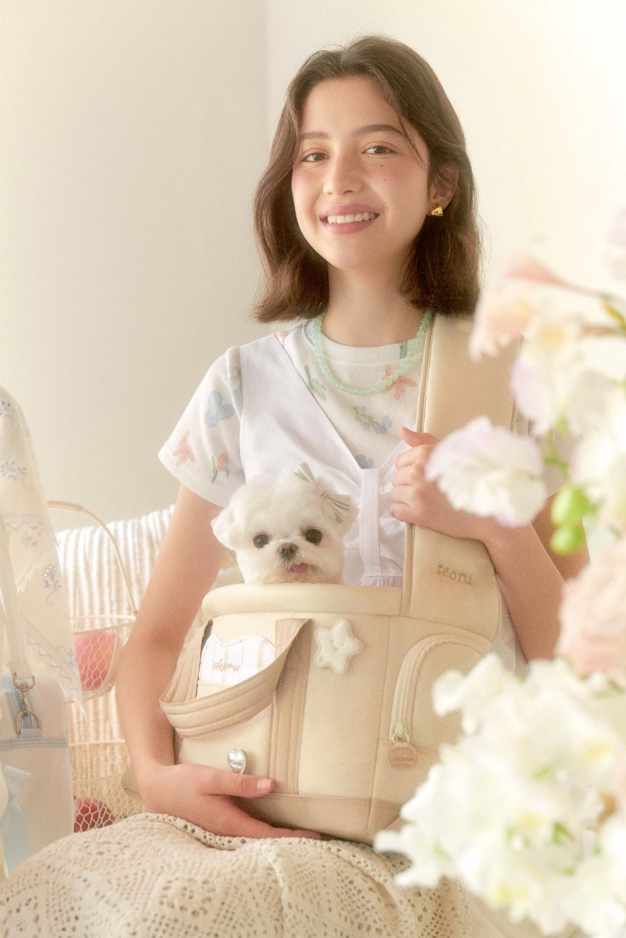 【再入荷】Heart Verubag • 2 way (Beige)