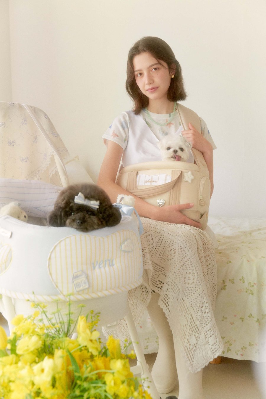 【再入荷】Heart Verubag • 2 way (Beige)