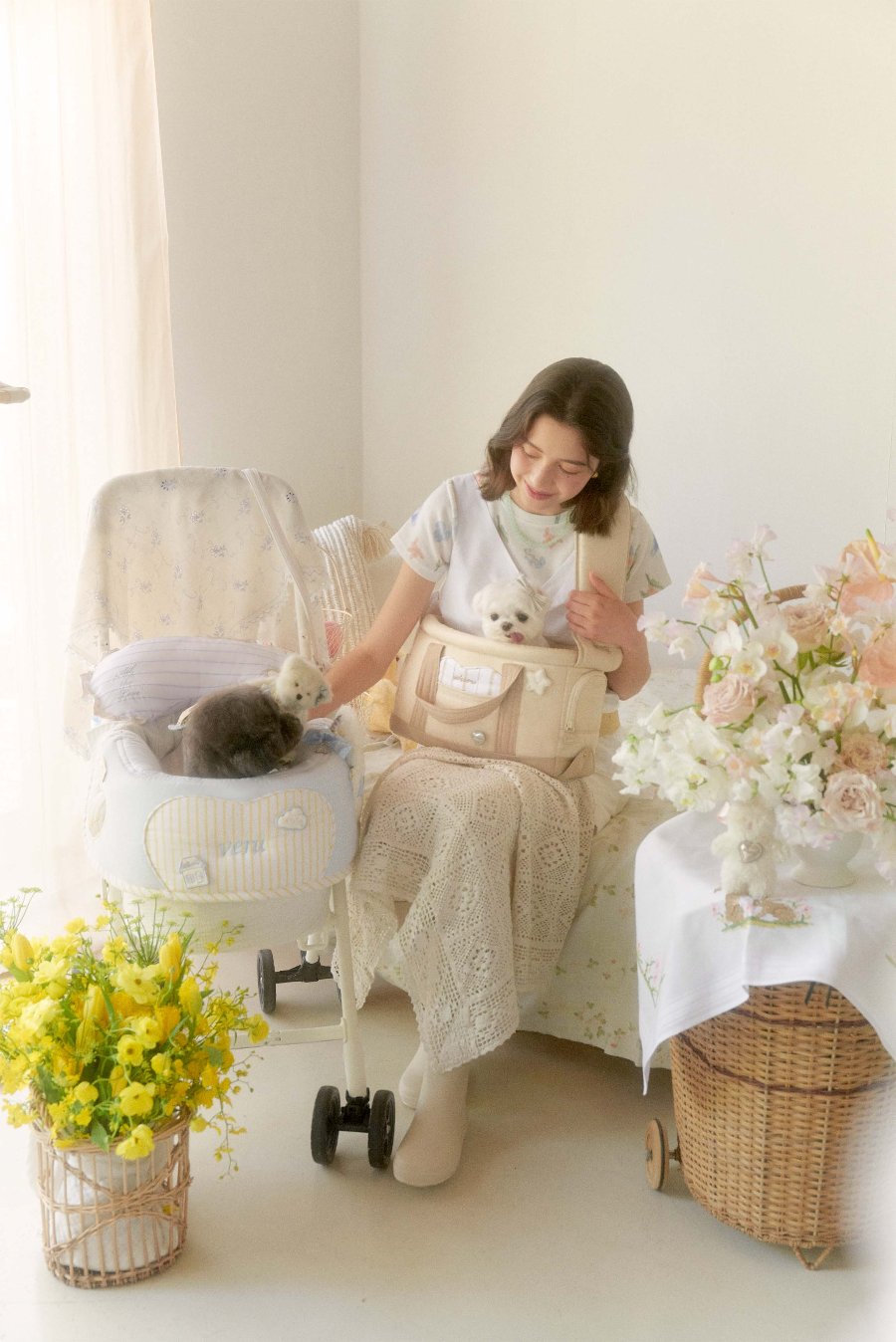【再入荷】Heart Verubag • 2 way (Beige)