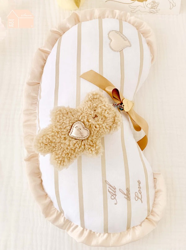 house front pillow (Beige)