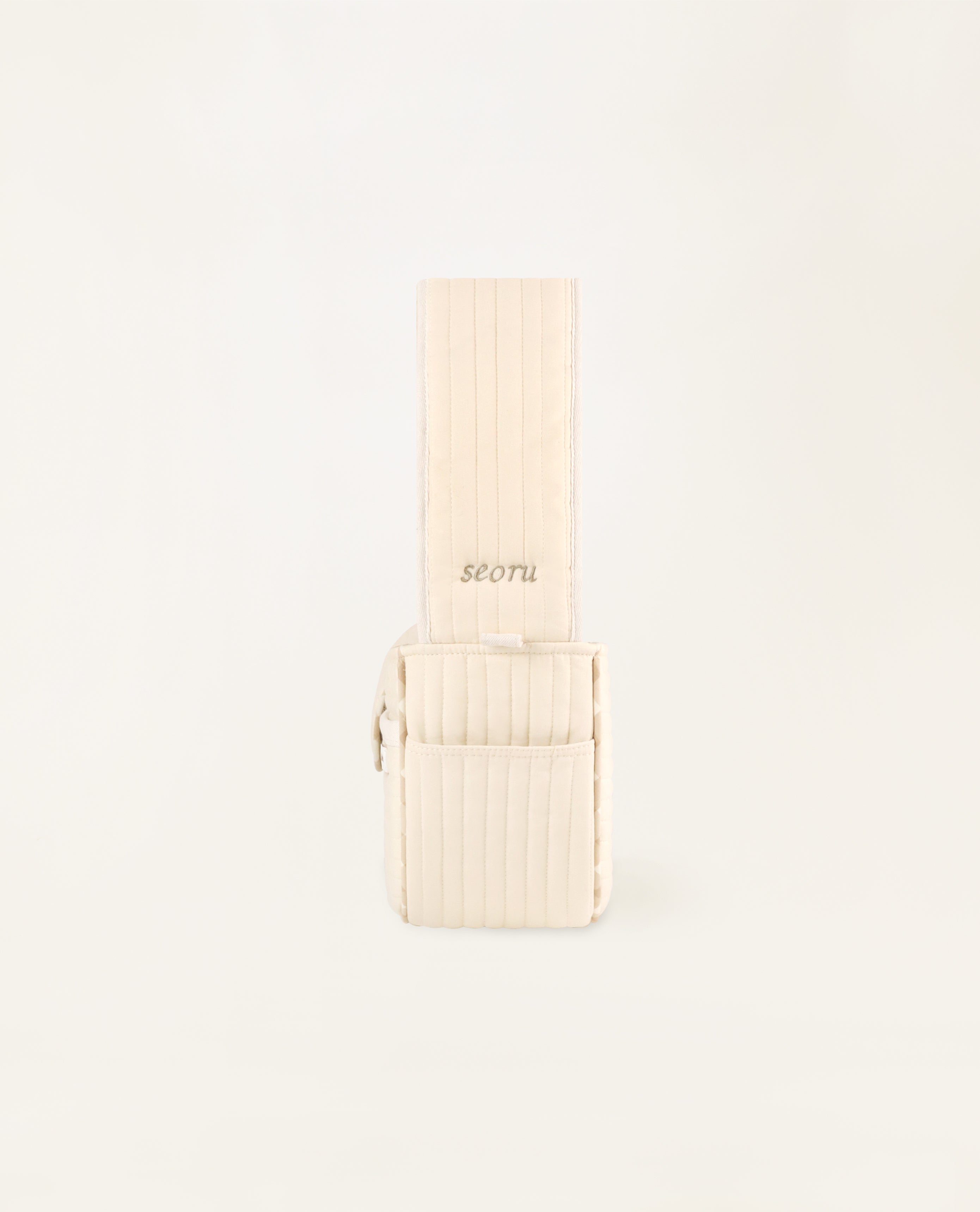 Classic shell pet bag (check beige)