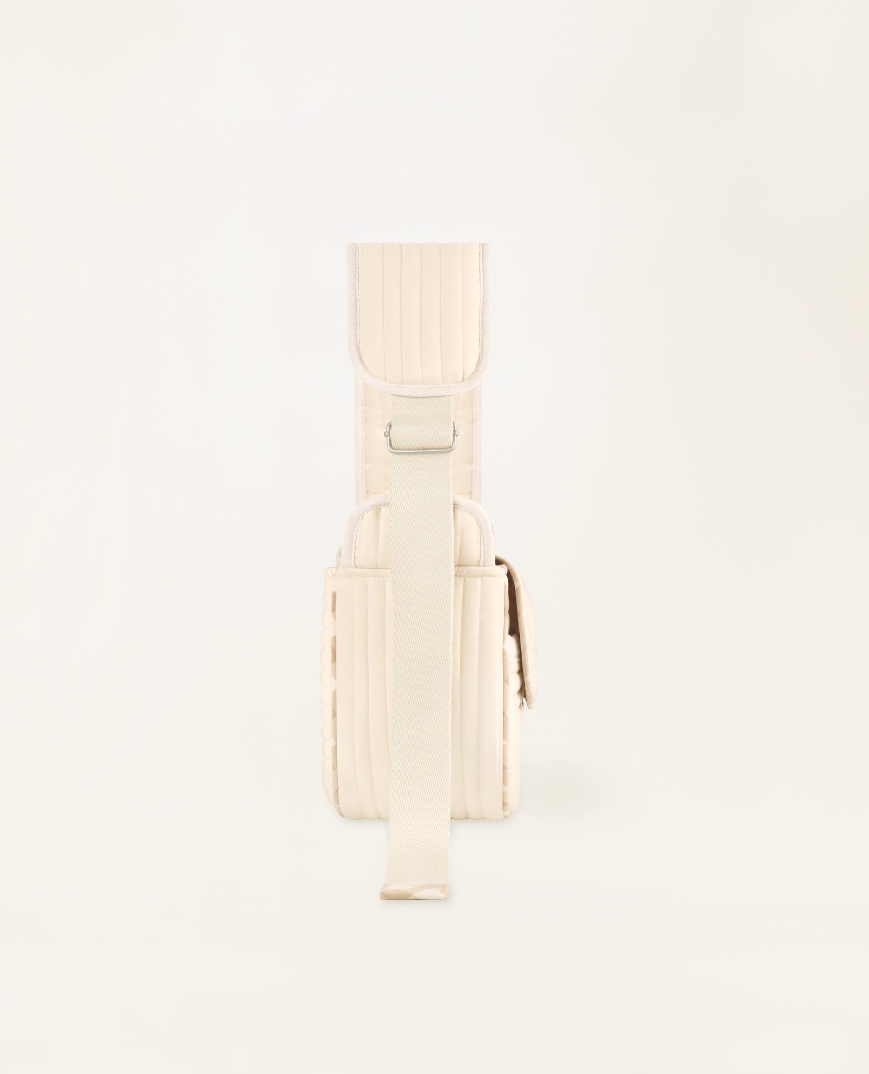 Classic shell pet bag (check beige)