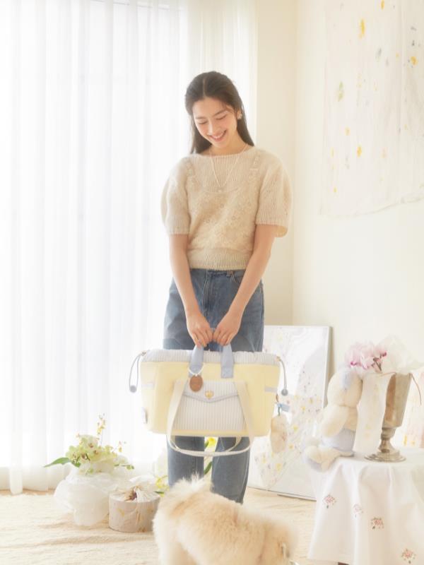 Letter bag set (yellow blue)
