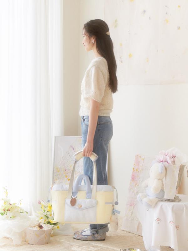 Letter bag set (yellow blue)