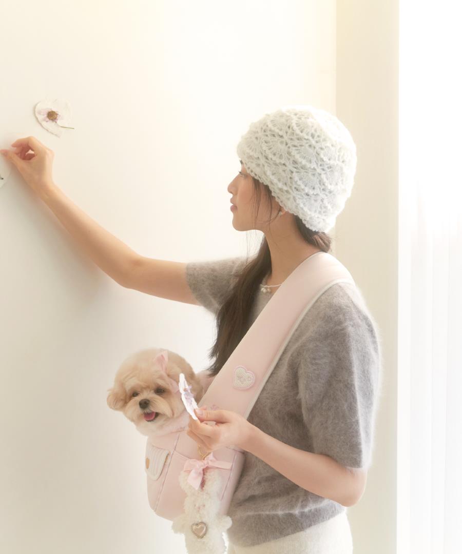 Soft Valentine bag (Milk pink)