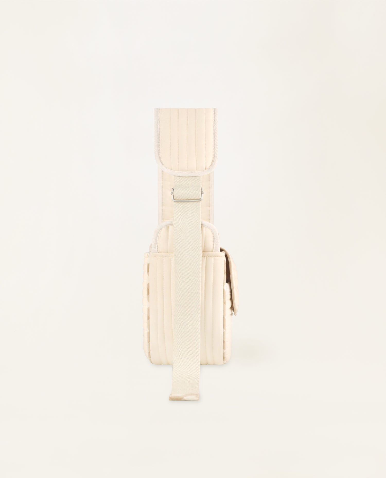 Classic shell pet bag (check beige)