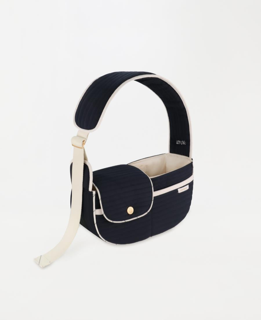 Classic shell pet bag (black)