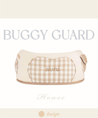 house buggy guard (check beige)